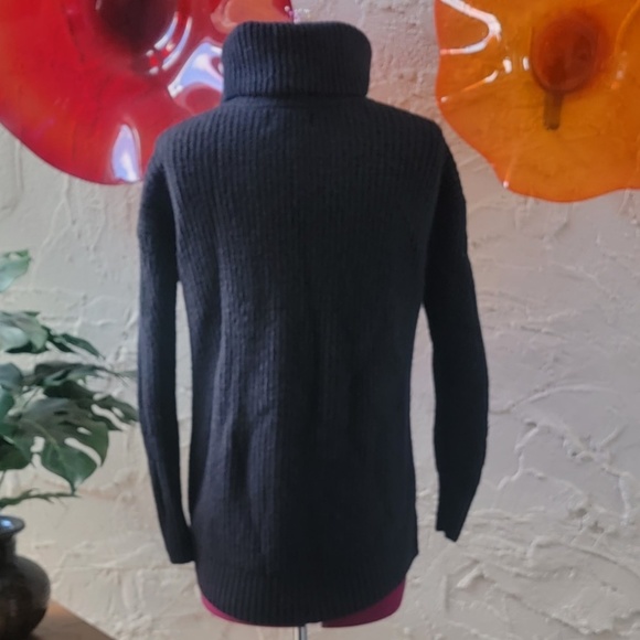 Turtleneck Black Sweater - Picture 5 of 5